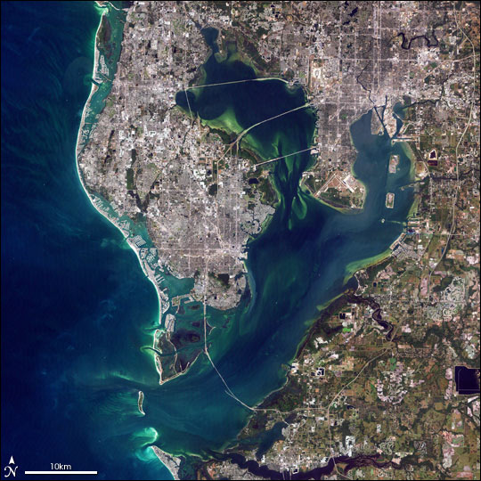 Google Earth - Tampa Bay